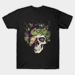 Cannabis Sugar Skull T-Shirt